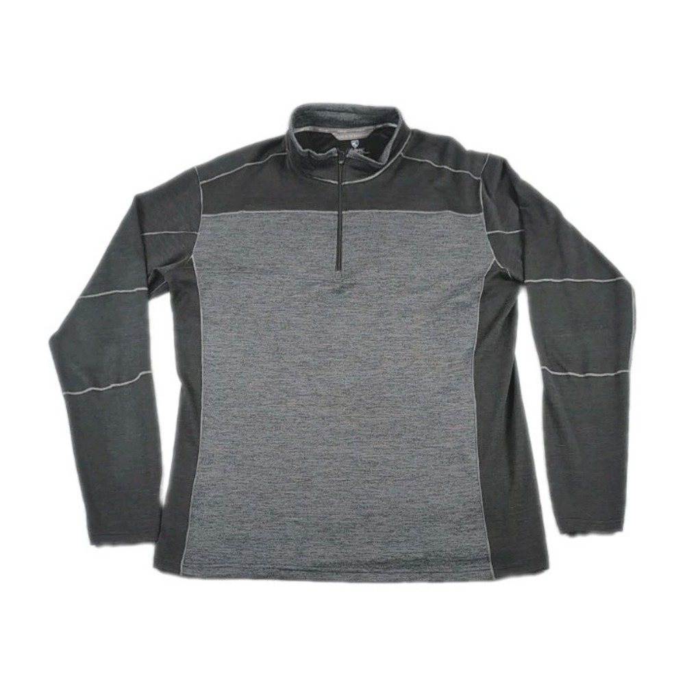KUHL Skyr Mock Neck Classic 1/4 Zip Jacket Mens Size XLarge Bi-Color Sty 3112